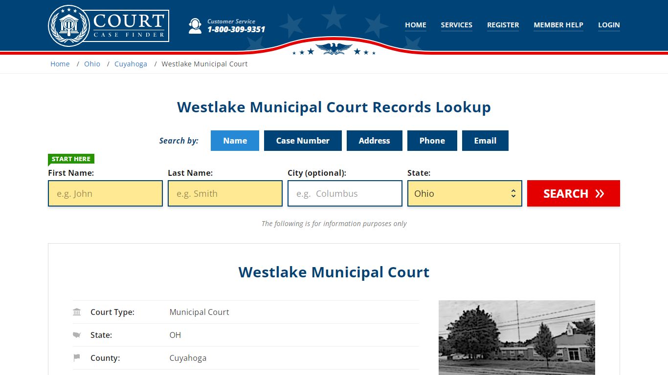 Westlake Municipal Court Records Lookup - CourtCaseFinder.com